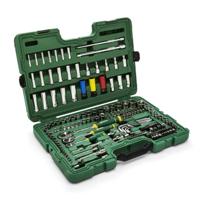 Afbeelding van SATA Ratel &amp; Dopsleutelset 1/4 3/8 1/2 Metrisch (180 delig)