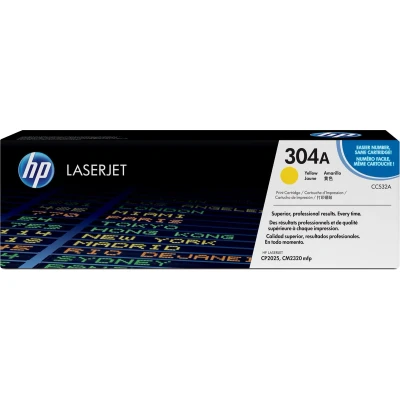 Afbeelding van HP 304A (CC532A) Toner Geel