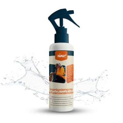 Afbeelding van nimo® impregneerspray voor functionele kleding afdichtmiddel ter bescherming tegen vocht &amp; vuil