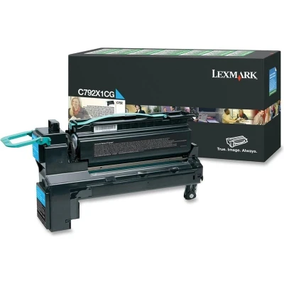Afbeelding van Lexmark C792X1CG Toner Cyaan Extra hoge capaciteit