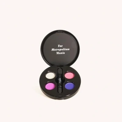 Afbeelding van Mylee Notting Hill Nagel Pigment Palette 4 matte pigmenten, gedurfde nail art in gradiënt en ombre met spons applicator voor manicure