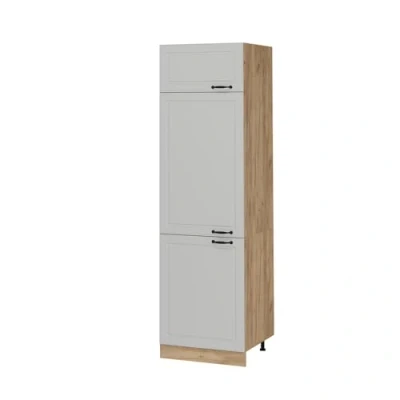 Afbeelding van Vicco Koelkast ombouwkast R Line, Wit Landhuis/Krachtige eik goud, 60 cm