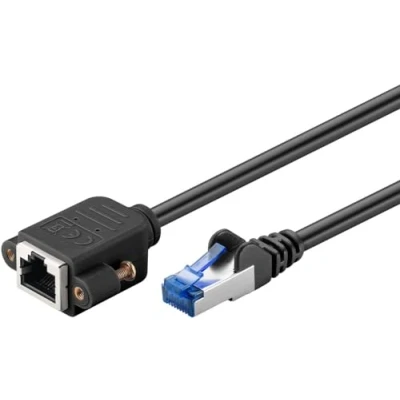 Afbeelding van Netwerk verlengkabel Cat6a S/FTP 3 meter (100% koper, LSZH)