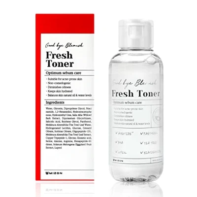 Afbeelding van Mizon GOOD BYE Blemish Fresh Toner Tonic, Maat: 120 ml,
