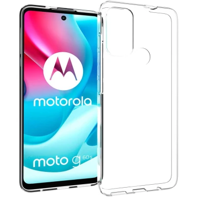 Afbeelding van Accezz Hoesje Geschikt voor Motorola Moto G60s Siliconen Clear Backcover Transparant