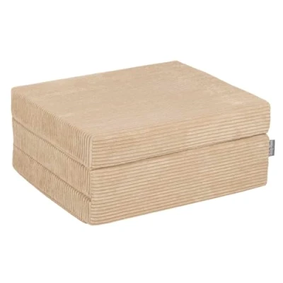 Afbeelding van KiddyMoon Multifunctionele schuimmatras voor kinderen, opvouwbare bank speelkamer, slaapkamer, woonkamer, beige