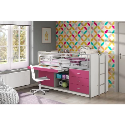 Afbeelding van LUCEVI Bonny 95 Halfhoogslaper 90x200cm Fuchsia