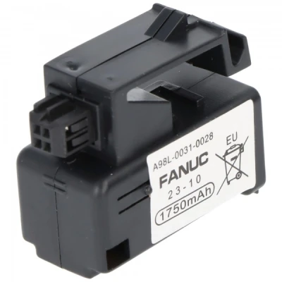 Afbeelding van Originele Fanuc accu 3V geschikt voor A98L 0031 0028, oude versie, let op de aansluiting