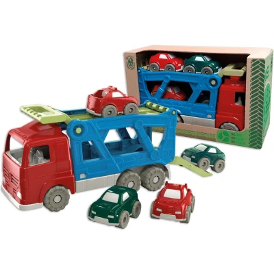 Afbeelding van Androni Save Nature Recycle Transport Vrachtwagen + 4 Auto&#039;s