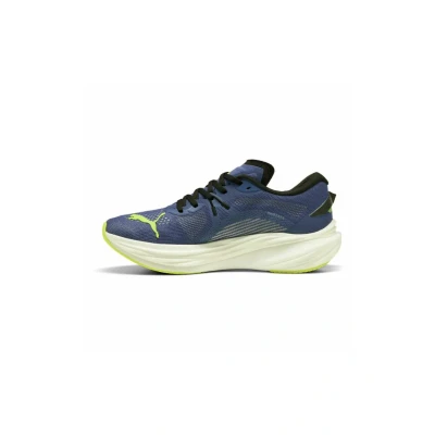Afbeelding van puma Deviate Nitro 3 Hardloopschoenen voor op de weg, Heren, Maat: 48.5, Blue crystal black Mesh
