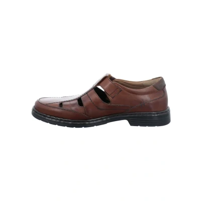 Afbeelding van Josef Seibel Instappers, Heren, Maat: 41, Cognac Leer