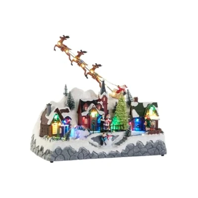 Afbeelding van Kerstversiering DKD Home Decor Multicolour 34 x 18 27,5 cm