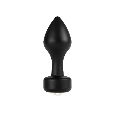 Afbeelding van Elegante Metalen Buttplug met Diamant