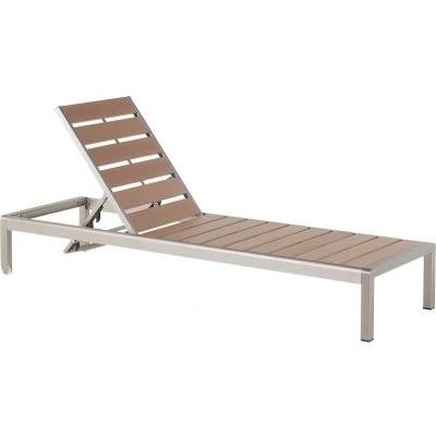 Afbeelding van Beliani NARDO Strandstoel Lichte houtkleur Aluminium