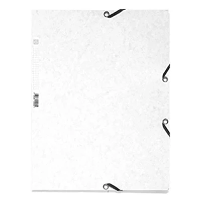 Afbeelding van Exacompta Europa elastiekmap, A4, 3 kleppen, 400 g/m², wit, 25 stuks