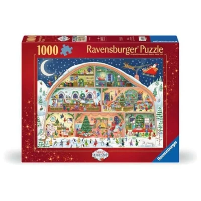 Afbeelding van Ravensburger Puzzel 12001268 Kerstman Workshop met 1000 stukjes voor volwassenen en kinderen vanaf 14 jaar kerstpuzzel