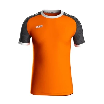 Afbeelding van JAKO Shirt Iconic KM fluo oranje/zwart 116 / 128