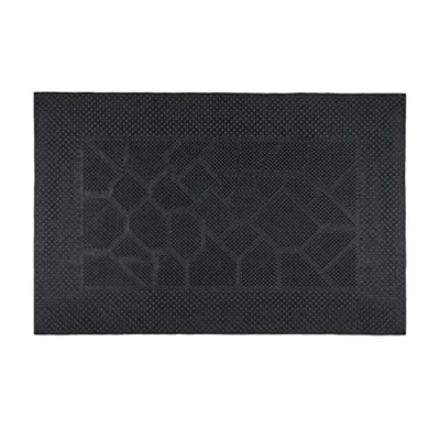 Afbeelding van deurmat rubber met noppen 40 x 60 cm antislip weerbestendig binnen en buiten