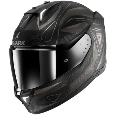 Afbeelding van Shark Skwal i3 Linik Mat Helm zwart/antraciet/antraciet