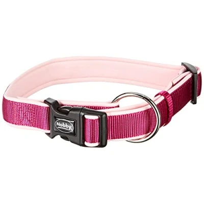 Afbeelding van Nobby halsband classic preno roze 50 65 cm