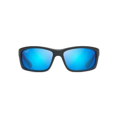 Afbeelding van Maui Jim Kanaio Coast Zonnebril, Heren, Maat: One Size, Matte blue