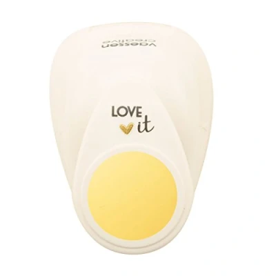 Afbeelding van Vaessen Creative Love It Collectie motiefstanzer kist, medium, motiefstuk van metaal kunststof, uitsparing Ø 2,5 cm, voor knutselen met papier en scrapbooking meerdere kleuren, standaard, meerkleurig