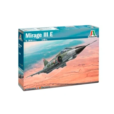 Afbeelding van 1:48 Italeri 2816 Dassault Mirage III E Straaljager Plastic Modelbouwpakket