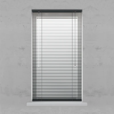 Afbeelding van Aluminium Jaloezie 25mm Smart Graphite 180x180 (Grijs)