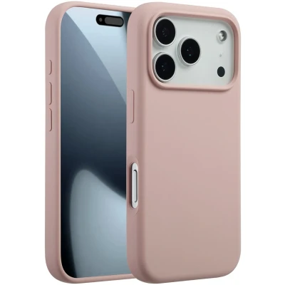 Afbeelding van Accezz Liquid Silicone Backcover met MagSafe voor de Apple iPhone 17 Pro Pink