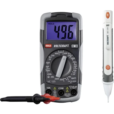 Afbeelding van VOLTCRAFT DT TEST KIT 150 Multimeter Digitaal CAT III 600 V Weergave (counts): 2000