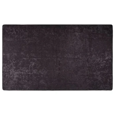 Afbeelding van Vloerkleed wasbaar anti slip 120x180 cm antracietkleurig
