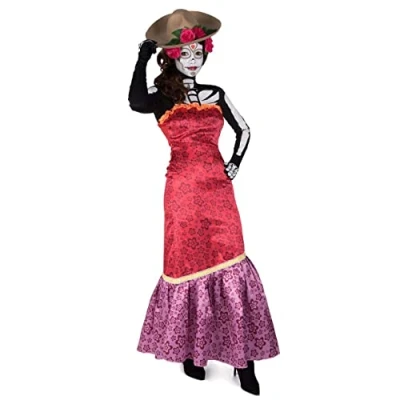 Afbeelding van Kostuums voor Volwassenen My Other Me Catrina (9 Onderdelen) Maat XXS