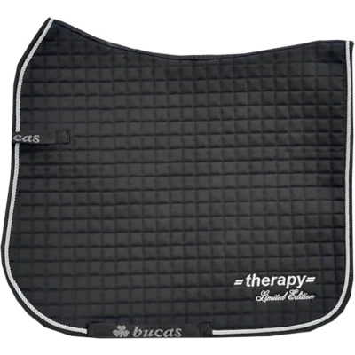 Afbeelding van Bucas Zadeldekje Therapy Limited Edition Springen Black/Silver