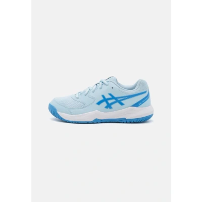Afbeelding van Asics Geldedicate 8 Unisex Tennisschoenen voor alle ondergronden kinderen, Maat: 39, Light blue/blue coast Imitatieleer/ textiel