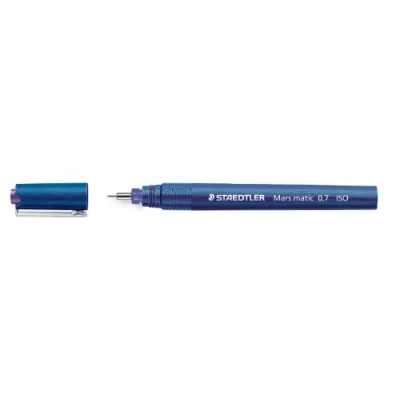 Afbeelding van Staedtler Mars Matic, professionele pen met buispunt voor tekenen op papier, 0,7 mm punt, levering in kartonnen etui, 700 M07