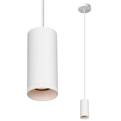 Afbeelding van Artdelight Hanglamp Milano 1 lichts 15 cm wit