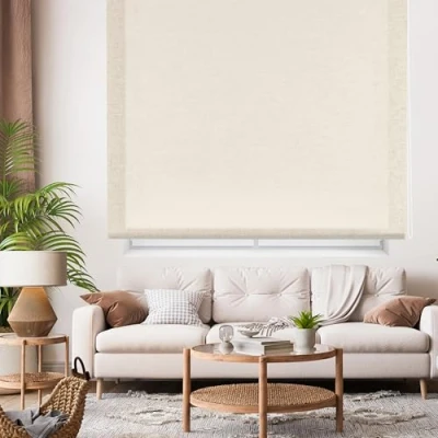 Afbeelding van Rolgordijndecor Ara Rolgordijn doorschijnend linnen 100 x 200 cm (breedte per hoogte) Afmetingen stof 97 195 voor ramen