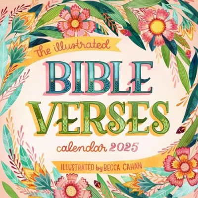 Afbeelding van Illustrated Bible Verses Wall Calendar 2025
