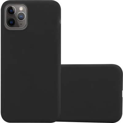 Afbeelding van Cadorabo Hoesje geschikt voor Apple iPhone 13 in CANDY ZWART Beschermhoes gemaakt van flexibel TPU silicone Case Cover