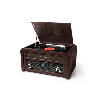 Afbeelding van Muse MTB 1150DAB Vintage muziekcenter met DAB+/FM radio, CD en platenspeler bluetooth