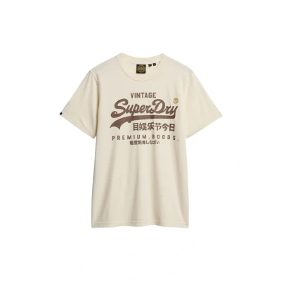 Afbeelding van Superdry Tshirt print, Heren, Maat: XL, Riff white