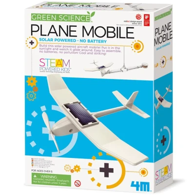 Afbeelding van 4M KidzLabs Bouwpakket Solar Plane Mobile