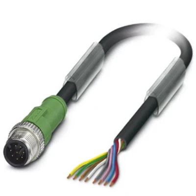 Afbeelding van Phoenix Contact 1522493 Sensor/actuator connector, geassembleerd M12 Aantal polen: 8 Stekker, recht 1.50 m 1 stuk(s)