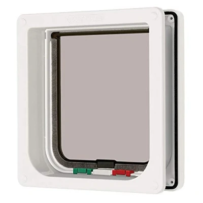 Image de Pet 608.319 Mate 4 Way verrouillage Cat Flap &amp; Liner