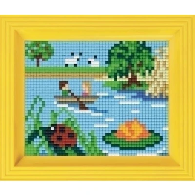 Afbeelding van Pixelhobby geschenkset In het bootje 31267