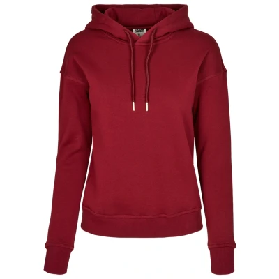 Afbeelding van Urban Classics Curvy Hoodie, Dames, Maat: 3XL, Burgundy