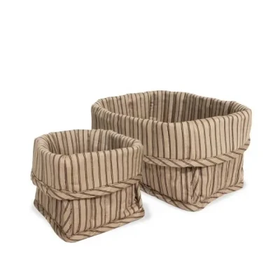 Afbeelding van Nuuro Lumi Mandenset Gewatteerd 100% biologisch katoen Beige