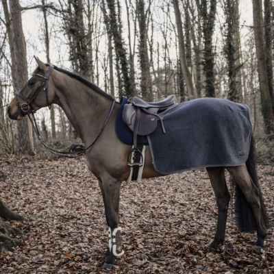 Afbeelding van Kentucky Horsewear Heavy Fleecedeken Quarter Grijs Maat L