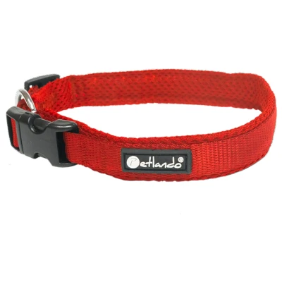 Afbeelding van Hondenhalsband Petlando Mesh Collar XXL Rood 60 65cm