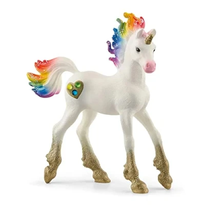Image de Schleich 70727 Licorne Arc en Ciel, Poulain (bayala) Multicolore